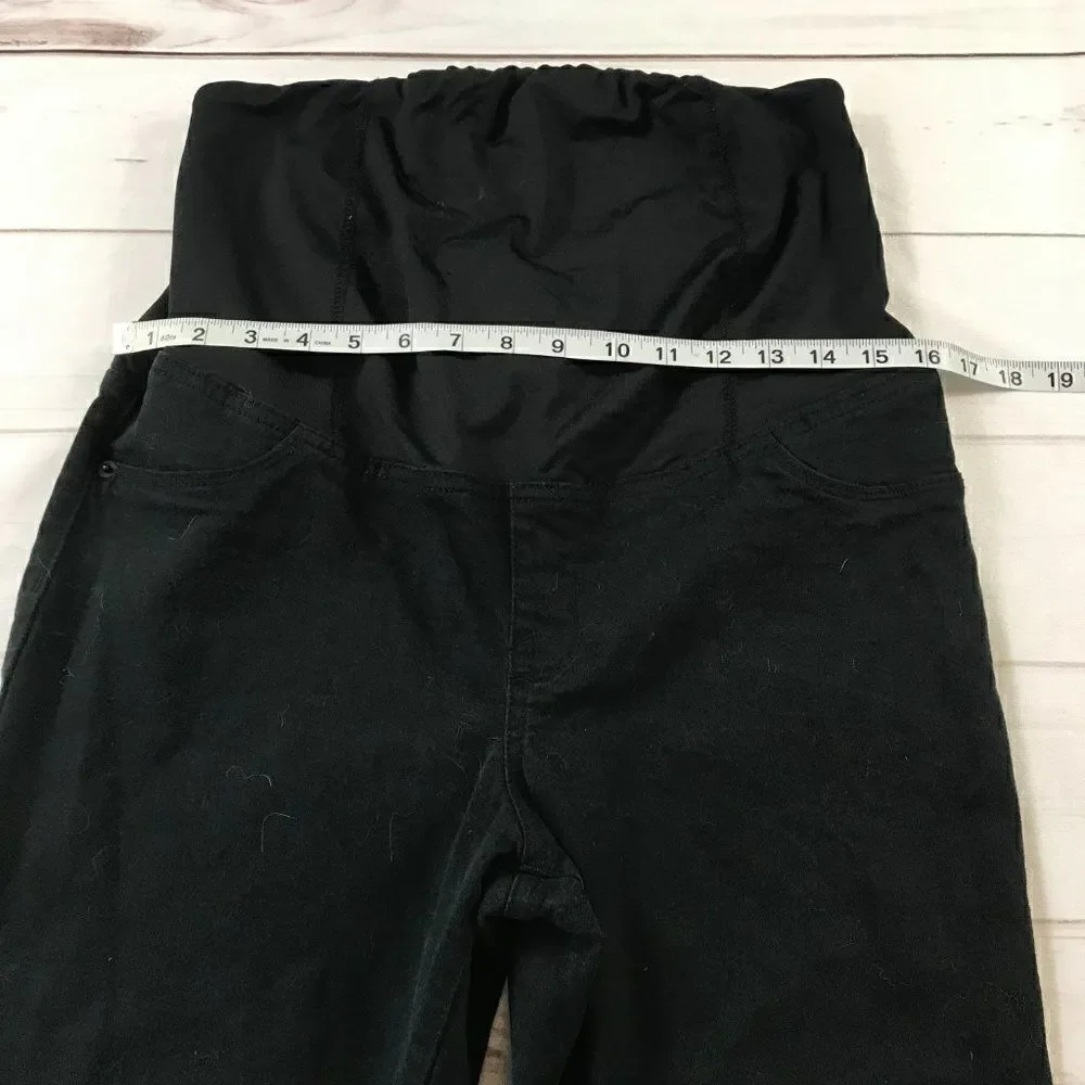 Isabel Maternity Over Belly Panel Black Jeans Size 10